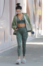 CHANTEL JEFFRIES Out After Workout in Los Angeles 03/28/2022
