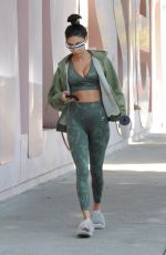 CHANTEL JEFFRIES Out After Workout in Los Angeles 03/28/2022