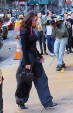 CHARLI XCX Arrives at Manhattan Center in New York 04/22/2022
