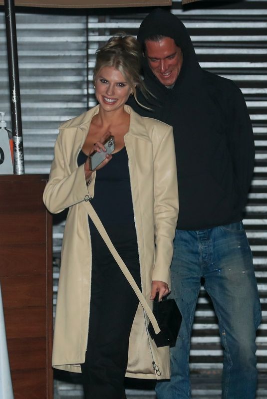 CHARLOTTE MCKINNEY and Nathan Kostechko Leaves Nobu in Malibu 04/01/2022