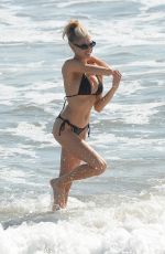 CHARLOTTE MCKINNEY in Bikini at a Beach in Santa Monica 04/24/2022