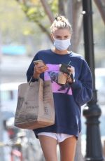 CHARLOTTE MCKINNEY Out Shopping for Groceries in Santa Monica 04/26/2022