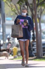 CHARLOTTE MCKINNEY Out Shopping for Groceries in Santa Monica 04/26/2022