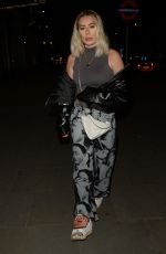 CHLOE and DEMI SIMS Night Out in London 04/10/2022