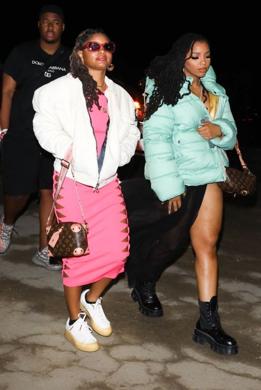 CHLOE and HALLE BAILEY at Neon Festival at Coachella 2022 in Indio 04/16/2022