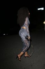 CHLOE BAILEY Arrives at Lil Nas X