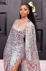 CHLOE BAILEY at 64th Annual Grammy Awards in Las Vegas 04/03/2022