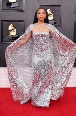 CHLOE BAILEY at 64th Annual Grammy Awards in Las Vegas 04/03/2022