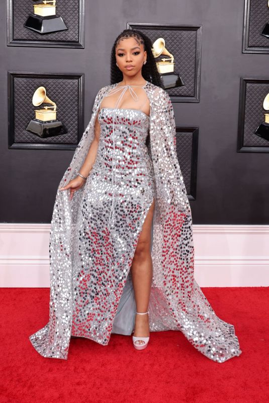 CHLOE BAILEY at 64th Annual Grammy Awards in Las Vegas 04/03/2022