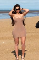 CHLOE FERRY and Johnny Wilbo Out at a Beach in Norfolk 03/30/2022