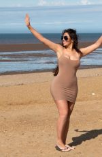 CHLOE FERRY and Johnny Wilbo Out at a Beach in Norfolk 03/30/2022