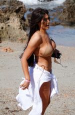 CHLOE FERRY in Bikini at a Beach in Ibiza 04/27/2022