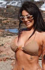 CHLOE FERRY in Bikini at a Beach in Ibiza 04/27/2022