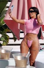CHLOE FERRY in Pink at a Photoshoot in Ibiza 04/25/2022