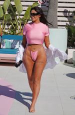 CHLOE FERRY in Pink at a Photoshoot in Ibiza 04/25/2022