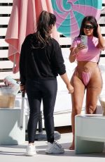CHLOE FERRY in Pink at a Photoshoot in Ibiza 04/25/2022