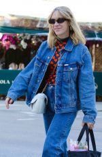 CHLOE SEVIGNY in Double Denim Out in New York 04/22/2022