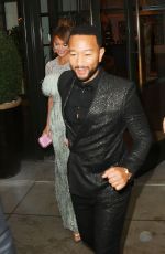 CHRISSY TEIGEN and John Legend Arrives at an Event in New York 04/26/2022