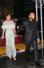 CHRISSY TEIGEN and John Legend Arrives at an Event in New York 04/26/2022