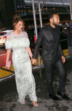 CHRISSY TEIGEN and John Legend Arrives at an Event in New York 04/26/2022