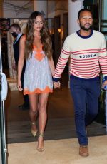 CHRISSY TEIGEN and John Legend Leaves Their Hotel in New York 04/25/2022