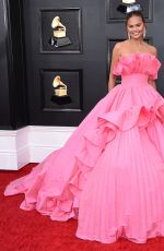 CHRISSY TEIGEN at 64th Annual Grammy Awards in Las Vegas 04/03/2022