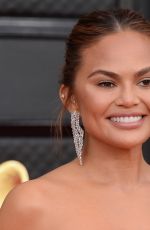 CHRISSY TEIGEN at 64th Annual Grammy Awards in Las Vegas 04/03/2022