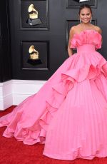 CHRISSY TEIGEN at 64th Annual Grammy Awards in Las Vegas 04/03/2022