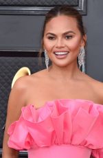 CHRISSY TEIGEN at 64th Annual Grammy Awards in Las Vegas 04/03/2022