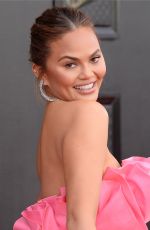CHRISSY TEIGEN at 64th Annual Grammy Awards in Las Vegas 04/03/2022