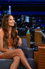 CHRISSY TEIGEN at Tonight Show Starring Jimmy Fallon 04/25/2022