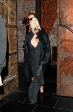 CHRISTINA AGUILERA and PARIS HILTON Leaves TAO Restaurant in Hollywood 04/10/2022
