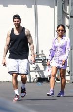 CHRISTINA MILIAN and Matt Pokora Out in West Hollywood 04/06/2022