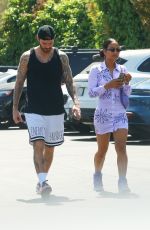 CHRISTINA MILIAN and Matt Pokora Out in West Hollywood 04/06/2022
