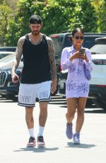 CHRISTINA MILIAN and Matt Pokora Out in West Hollywood 04/06/2022