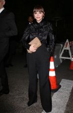 CHRISTINA RICCI Arrives at a Burberry Party in Los Angeles 04/20/2022