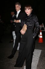 CHRISTINA RICCI Arrives at a Burberry Party in Los Angeles 04/20/2022