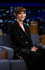 CHRISTINA RICCI at Tonight Show Starring Jimmy Fallon 04/28/2022