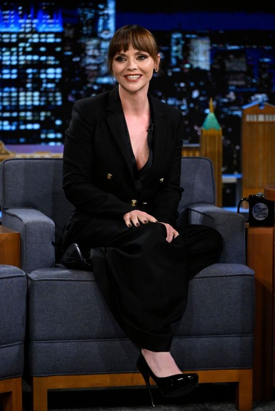 CHRISTINA RICCI at Tonight Show Starring Jimmy Fallon 04/28/2022