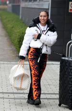 CHRISTINE MCGUINNESS, CHLOE BURROWS, PHOENIX CHI, CHELCEE GRIMES, LUCREZIA MILLARINI and MANPREET SHARMA at The Games Week 2 Starts Filming in London 03/28/2022
