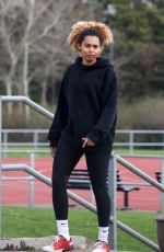 CHRISTINE MCGUINNESS, CHLOE BURROWS, PHOENIX CHI, CHELCEE GRIMES, LUCREZIA MILLARINI and MANPREET SHARMA at The Games Week 2 Starts Filming in London 03/28/2022