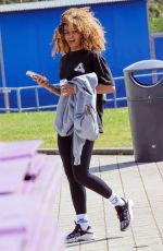 CHRISTINE MCGUINNESS, OLIVIA ATTWOOD, CHELCEE GRIME CHLOE BURROWS... on the Set of The Games Show in London 04/20/2022
