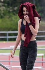 CHRISTINE MCGUINNESS, OLIVIA ATTWOOD, CHLOE BURROWS and LUCREZIA MILLARINI Training for ITV