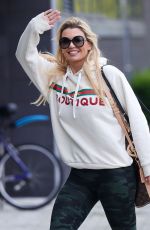 CHRISTINE MCGUINNESS, OLIVIA ATTWOOD, CHLOE BURROWS and LUCREZIA MILLARINI Training for ITV