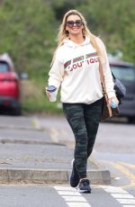 CHRISTINE MCGUINNESS, OLIVIA ATTWOOD, CHLOE BURROWS and LUCREZIA MILLARINI Training for ITV