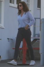 CINDY CRAWFORD and Rande Gerber Arrives at a Seafood Restaurant in Malibu 04/04/2022