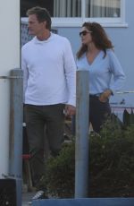 CINDY CRAWFORD and Rande Gerber Arrives at a Seafood Restaurant in Malibu 04/04/2022