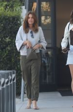 CINDY CRAWFORD Out Shopping with a Friend at Bleusalt in Malibu 04/06/2022