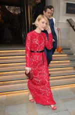 CLAIRE DANES Leaves Her Hotel in London 04/25/2022