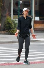 CLAIRE DANES Out Jogging in New York 04/06/2022